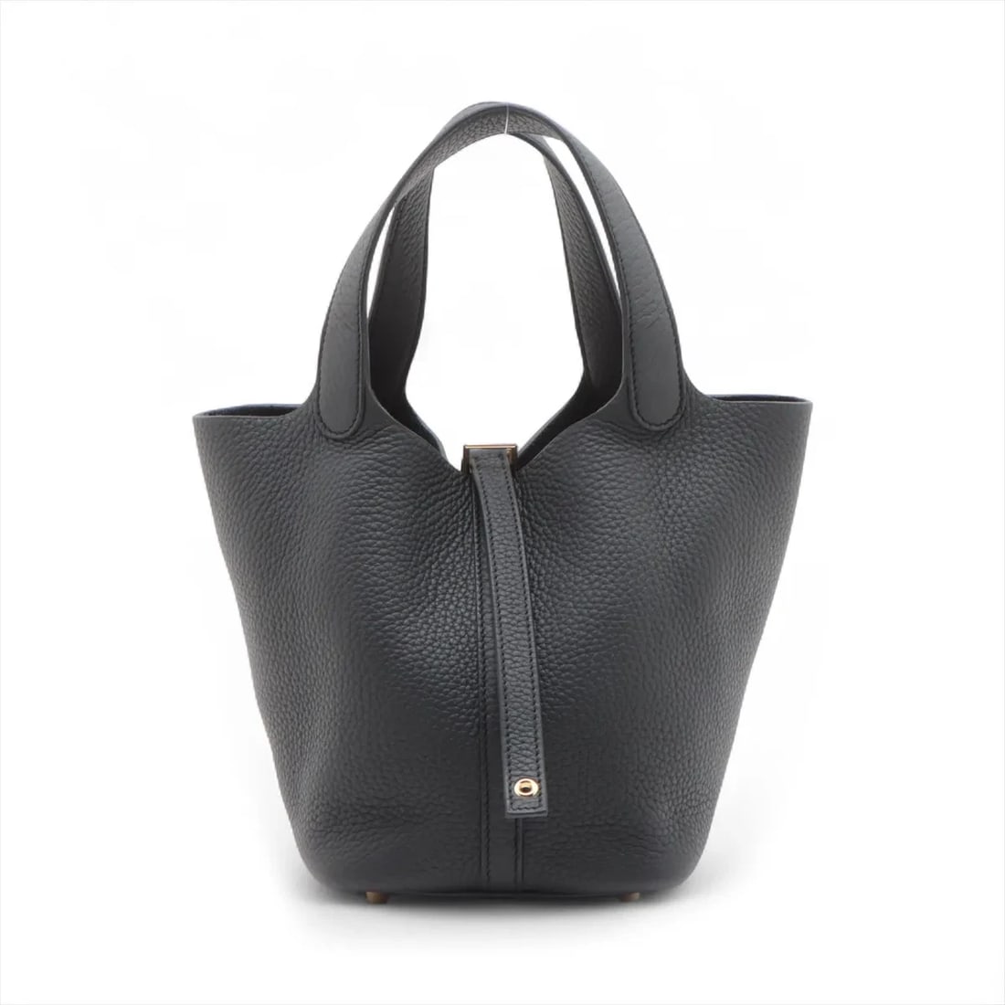 HERMES PICOTIN LOCK 18 PM TAURILLON CLEMENCE BLACK: Hermes Picotin Lock 18 PM Taurillon Clemence Black Brand: Hermes Type/Style: Hand bag Material: Taurillon Clemence Color: Black Size: Height:7.7inchLength:7.3inchDepth:5.3inch Accessories: None