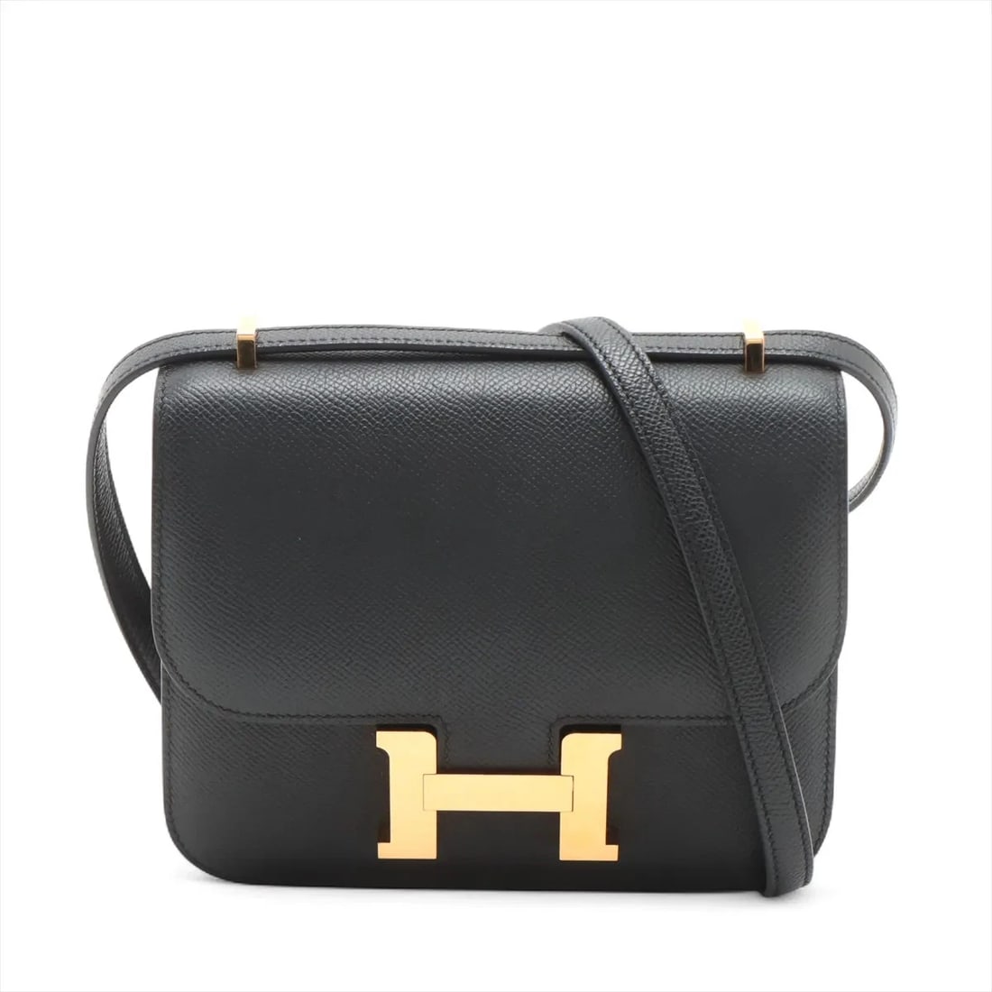 HERMES CONSTANCE 3 MINI 18 MIROIR VEAU EPSOM BLACK: Hermes Constance 3 Mini 18 Miroir Veau Epsom Black Brand: Hermes Type/Style: Shoulder bag Material: Veau Epsom Color: Black Size: Height:5.7inchLength:7.3inchDepth:2.0inch Accessories: None
