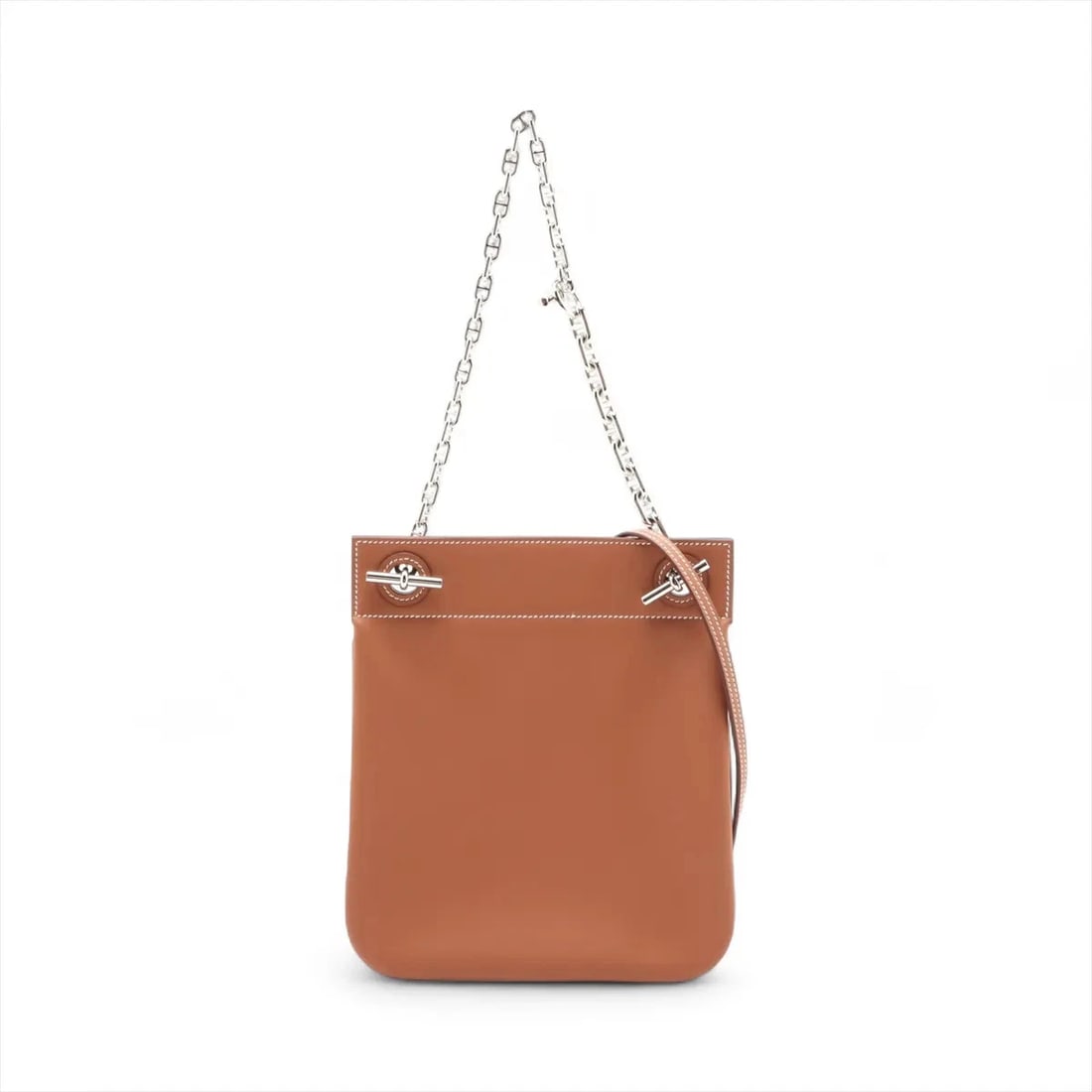 HERMES POSH KRIKETI VEAU SWIFT GOLD SILVER (1 of 6)