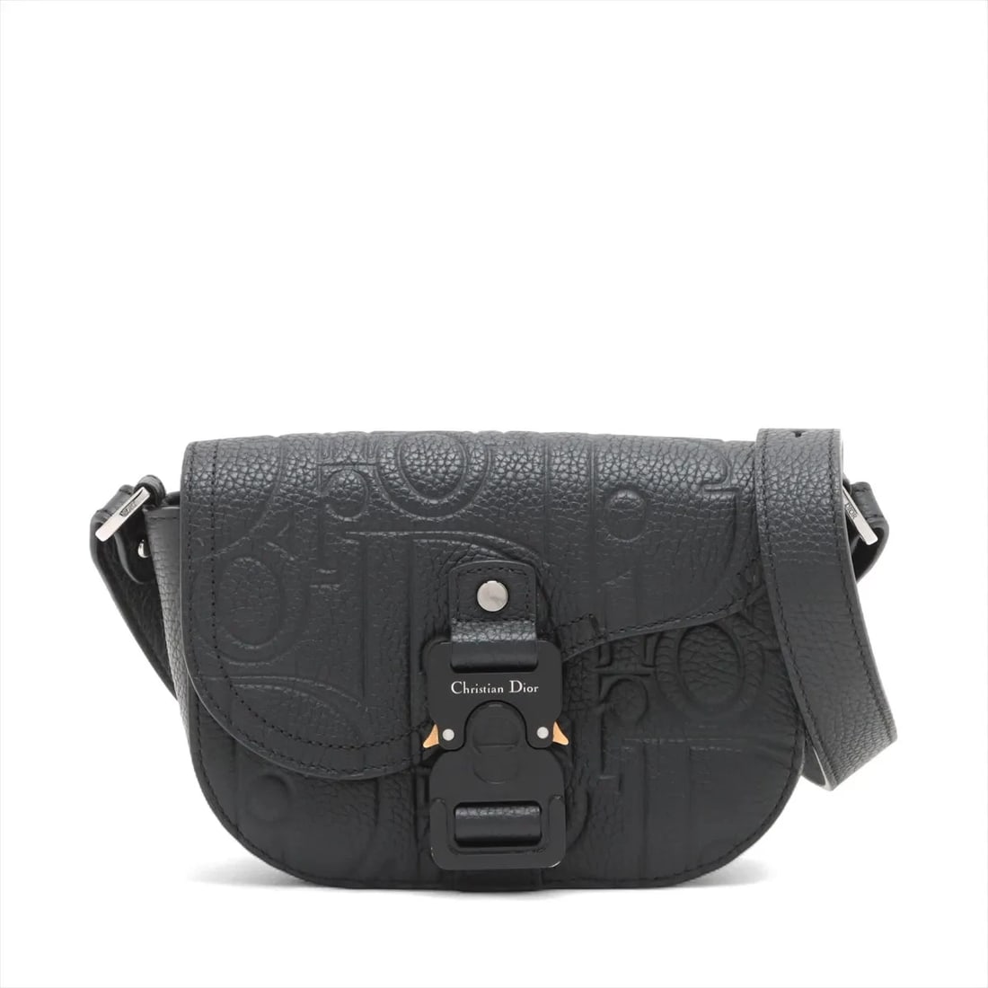 DIOR GRAVITY SADDLE MESSENGER SMALL LEATHER SHOULDER BAG (1 of 5)