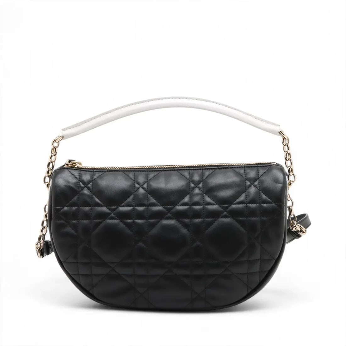 CHRISTIAN DIOR VAIB HOBO LEATHER 2 WAY SHOULDER BAG BLACK: Christian Dior Vaib Hobo Leather 2 Way Shoulder Bag Black Brand: Christian Dior Type/Style: Shoulder bag Material: Leather Color: Black ? White Size: Height:6.9inchLength:11.4inchDepth:3.1inch Acc