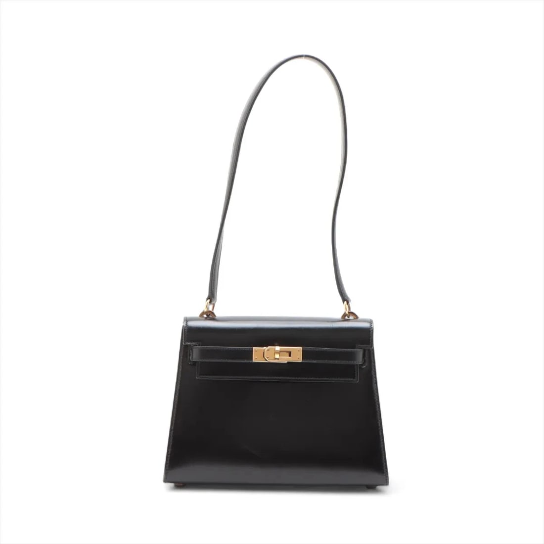 HERMES MINI KELLY 20 SERIE BOX CALF BLACK GOLD: Hermes Mini Kelly 20 Serie Box calf Black Gold Brand: Hermes Type/Style: Shoulder bag Material: Box calf Color: Black Size: Height:5.5inchLength:7.9inchDepth:3.5inch Accessories: None Acce