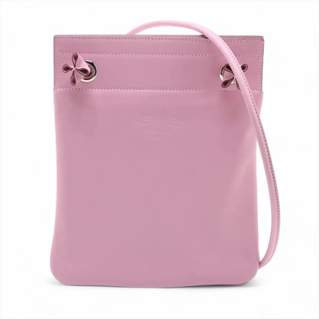 HERMES ALINE MINI VEAU SWIFT MAUVE SYLVESTRE SILVER: Hermes Aline Mini Veau Swift Mauve sylvestre Silver Brand: Hermes Type/Style: Shoulder bag Material: Veau Swift Color: Mauve sylvestre Size: Height:9.1inchLength:7.9inchDepth:0.4inch Accessories: