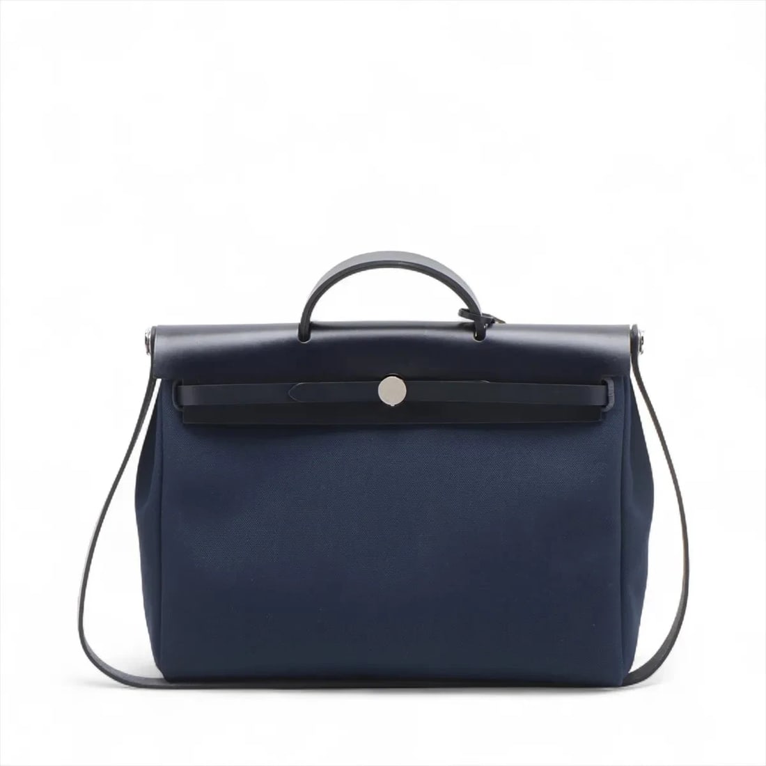 HERMES HERBAG ZIP MM TWAL MILITARY X VASH HUNTER NAVY X BLUE (1 of 6)