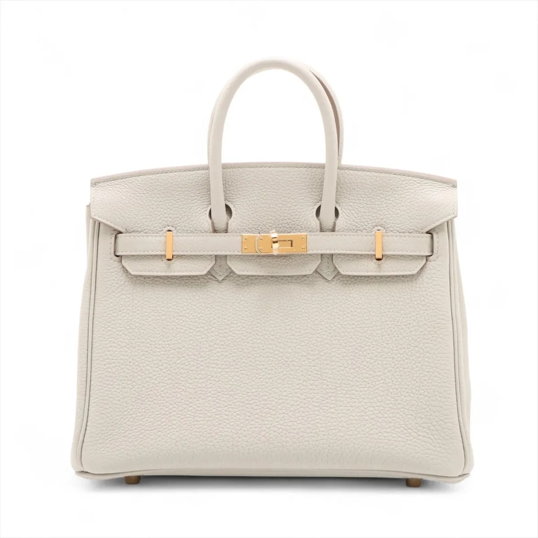 HERMES BIRKIN 25 LE TOURNAY TOGO PEARL GRAY GOLD METAL: Hermes Birkin 25 Le Tournay Togo Pearl Gray Gold Metal Brand: Hermes Type/Style: Hand bag Material: Togo Color: Pearl Gray Size: Height:7.5inchLength:10.0inchDepth:5.5inch Accessories: None