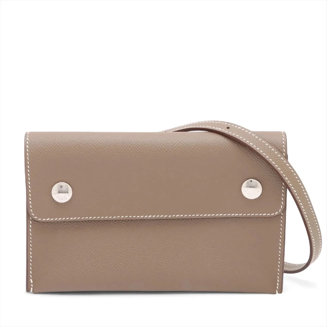 HERMES HERMES SNAP TOGO VEAU EPSOM ETOUPE (1 of 5)