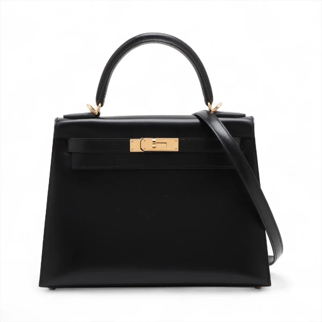 HERMES KELLY 28 SERIE VEAU TADELAKT BLACK GOLD METAL: Hermes Kelly 28 Serie Veau Tadelakt Black Gold Metal Brand: Hermes Type/Style: Hand bag Material: Veau Tadelakt Color: Black Size: Height:8.3inchLength:11.4inchDepth:4.3inch Accessories: None