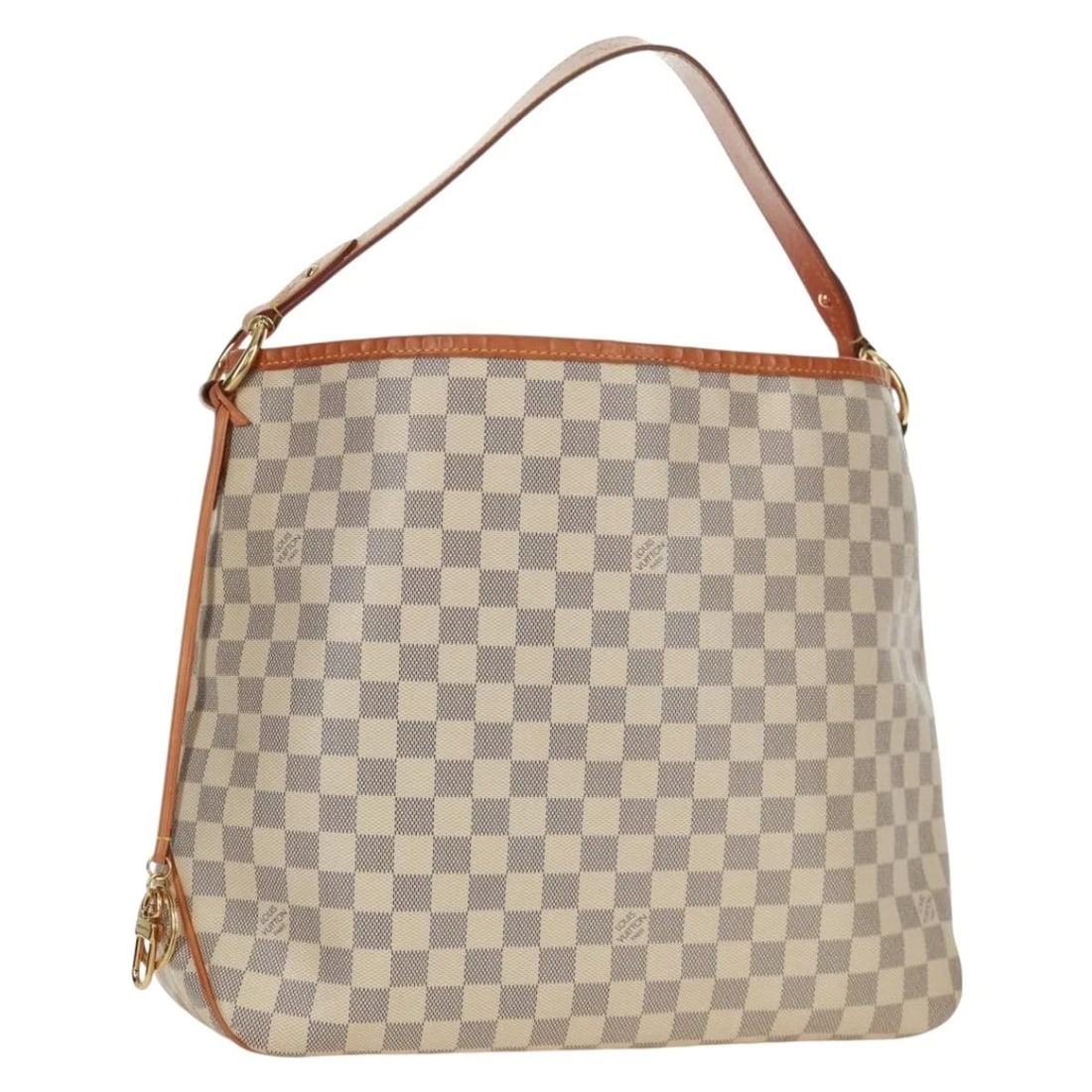 LOUIS VUITTON DAMIER AZUR DELIGHTFUL MM SHOULDER BAG: LOUIS VUITTON Damier Azur Delightful MM Shoulder Bag Brand: LOUIS VUITTON Type/Style: Shoulder Bag Material: Damier Azur Canvas Color: Damier Azur Size: Size(Inch) W16.5 x H13.0 x D5.9inch(Approx)