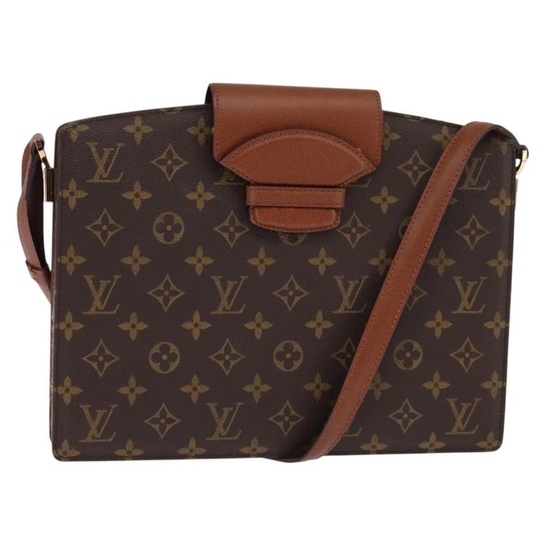 LOUIS VUITTON MONOGRAM KURCELL SHOULDER BAG: LOUIS VUITTON Monogram Kurcell Shoulder Bag Brand: LOUIS VUITTON Type/Style: Shoulder Bag Material: Monogram Canvas Color: Monogram Size: Size(Inch) W11.8 x H9.1 x D3.1inch(Approx) Accessories: None