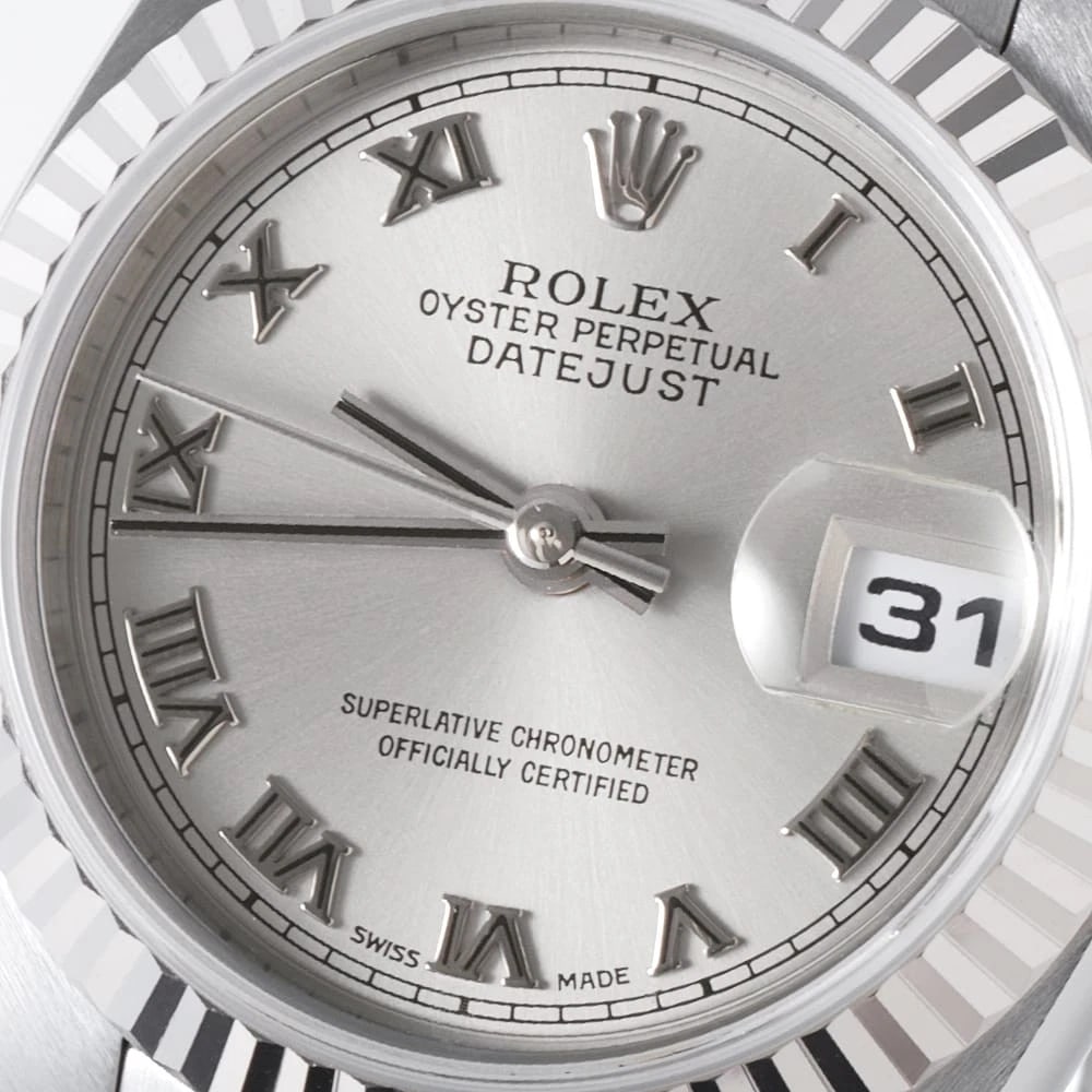 ROLEX DATEJUST GRAY WATCH - 4