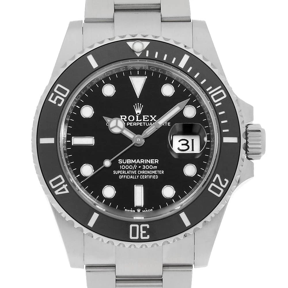 ROLEX SUBMARINER DATE BLACK WATCH: ROLEX SUBMARINER Date black Watch Brand: ROLEX Type/Style: Wrist watch Material: Band Material Stainless Steel, Case Material Stainless Steel Color: Dial Color Black Size: Case:W41mm Circumference of