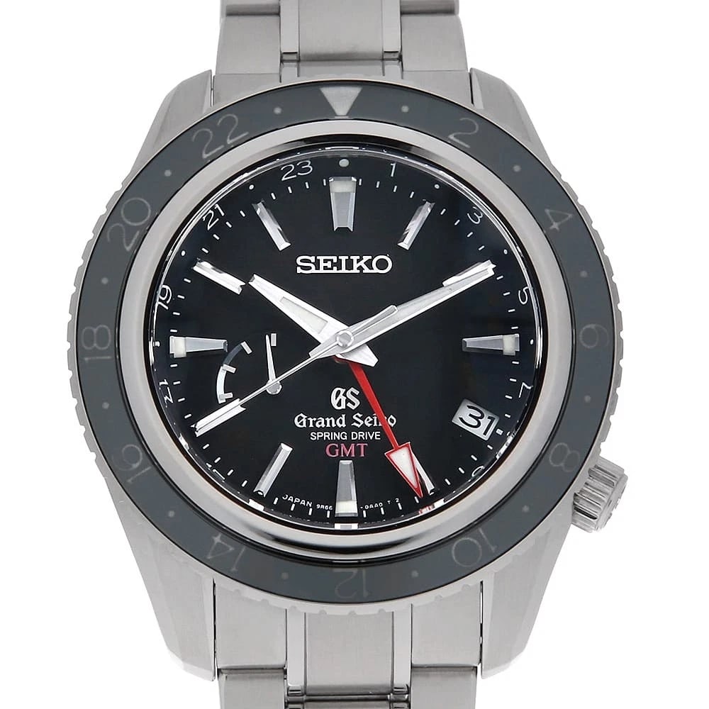 GRAND SEIKO SPORT COLLECTION SPRING DRIVE WATCH: Grand Seiko Sport Collection Spring Drive Watch Brand: Grand Seiko Type/Style: Wrist watch Material: Band Material Stainless Steel, Case Material Stainless Steel Color: Dial Color Black Size: