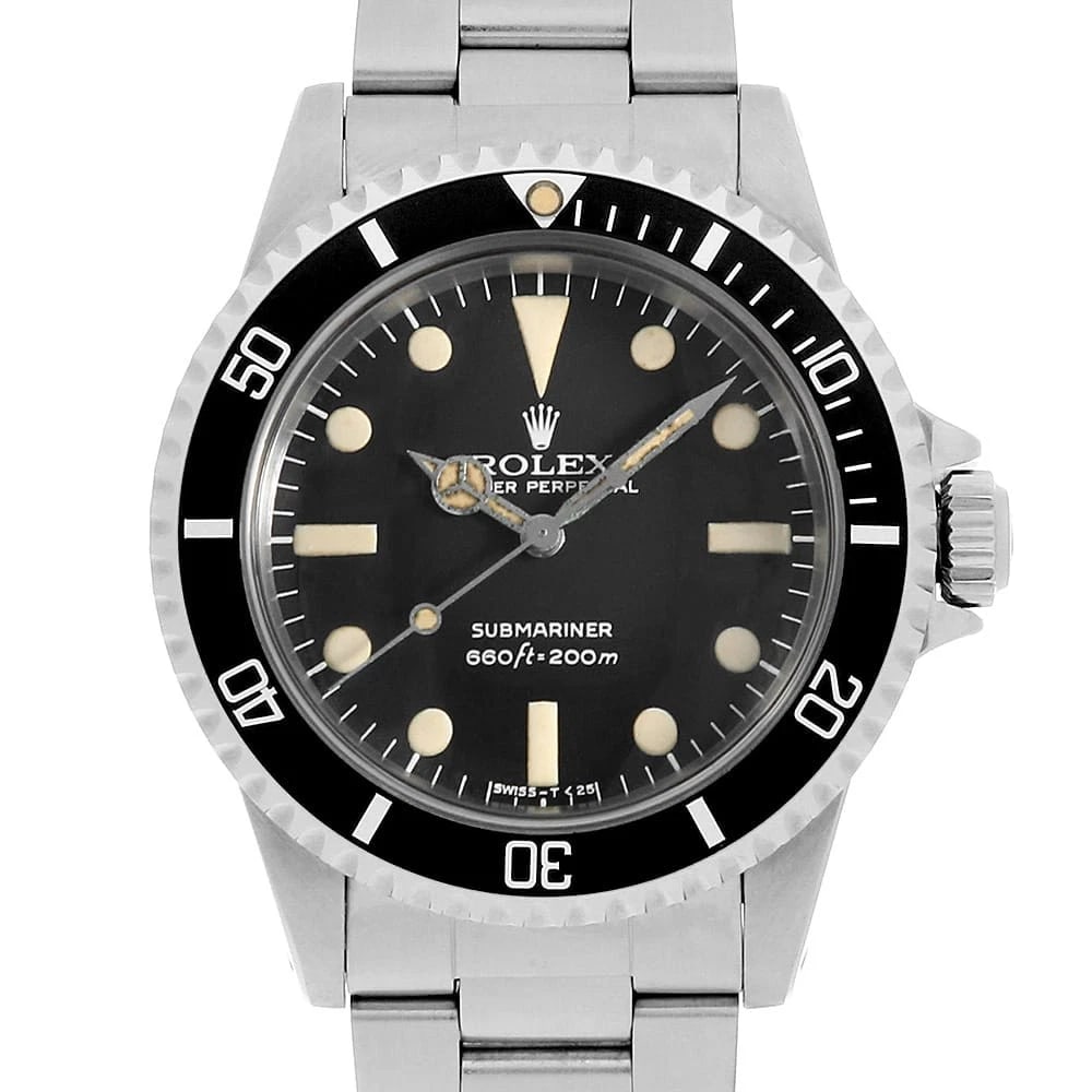 ROLEX SUBMARINER BLACK TRITIUM WATCH: ROLEX SUBMARINER black Tritium Watch Brand: ROLEX Type/Style: Wrist watch Material: Band Material Stainless Steel, Case Material Stainless Steel Color: Dial Color Black Size: Case:W40mm Circumference