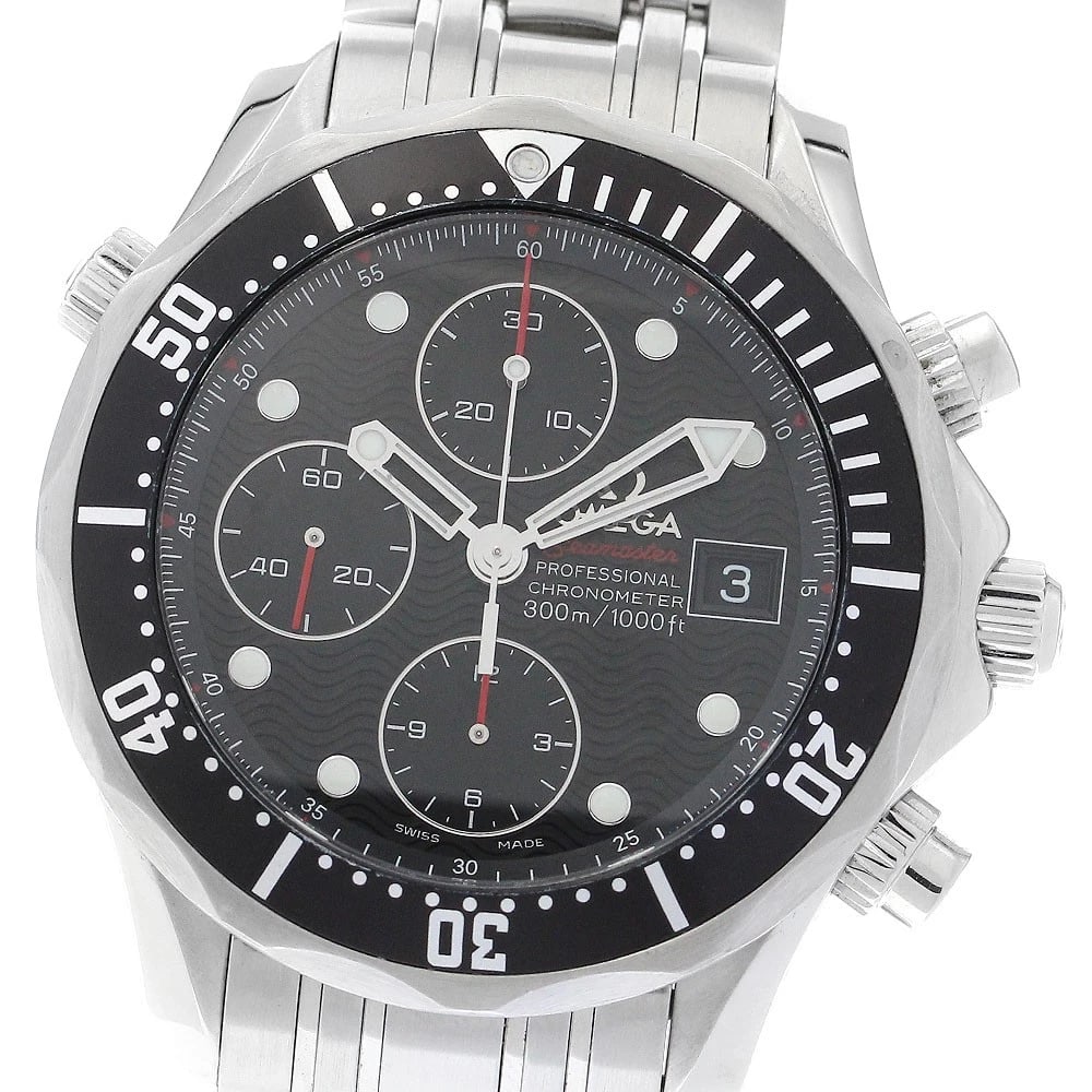OMEGA SEAMASTER CHRONOGRAPH AUTOMATIC WATCH: OMEGA Seamaster Chronograph Automatic Watch Brand: OMEGA Type/Style: Wristwatch Material: Band Material Stainless Steel, Case Material Stainless Steel Color: Case Color Silver Band Color Silver Dial