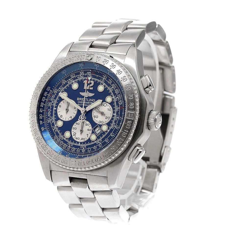 BREITLING PROFESSIONAL DATE BLUE AUTOMATIC WATCH - 2