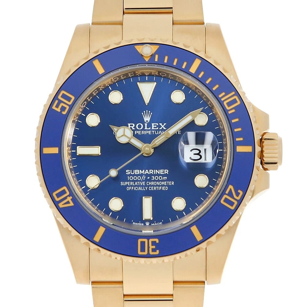 ROLEX SUBMARINER DATE BLUE WATCH (1 of 3)