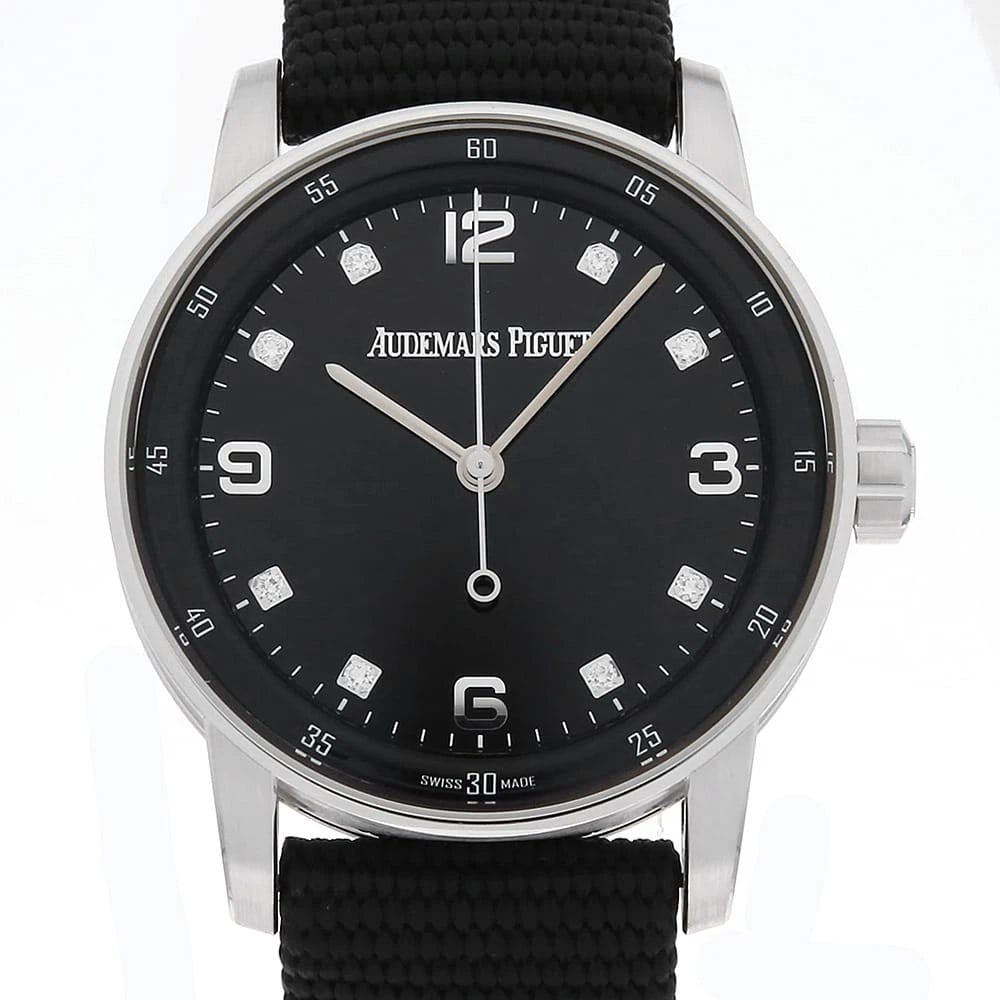 AUDEMARS PIGUET BY AUDEMARS PIGUET AUTOMATIC WATCH: AUDEMARS PIGUET By Audemars Piguet Automatic Watch Brand: AUDEMARS PIGUET Type/Style: Wrist watch Material: Band Material rubber, Case Material White Gold Color: Dial Color Onyx Size: Case:W41mm