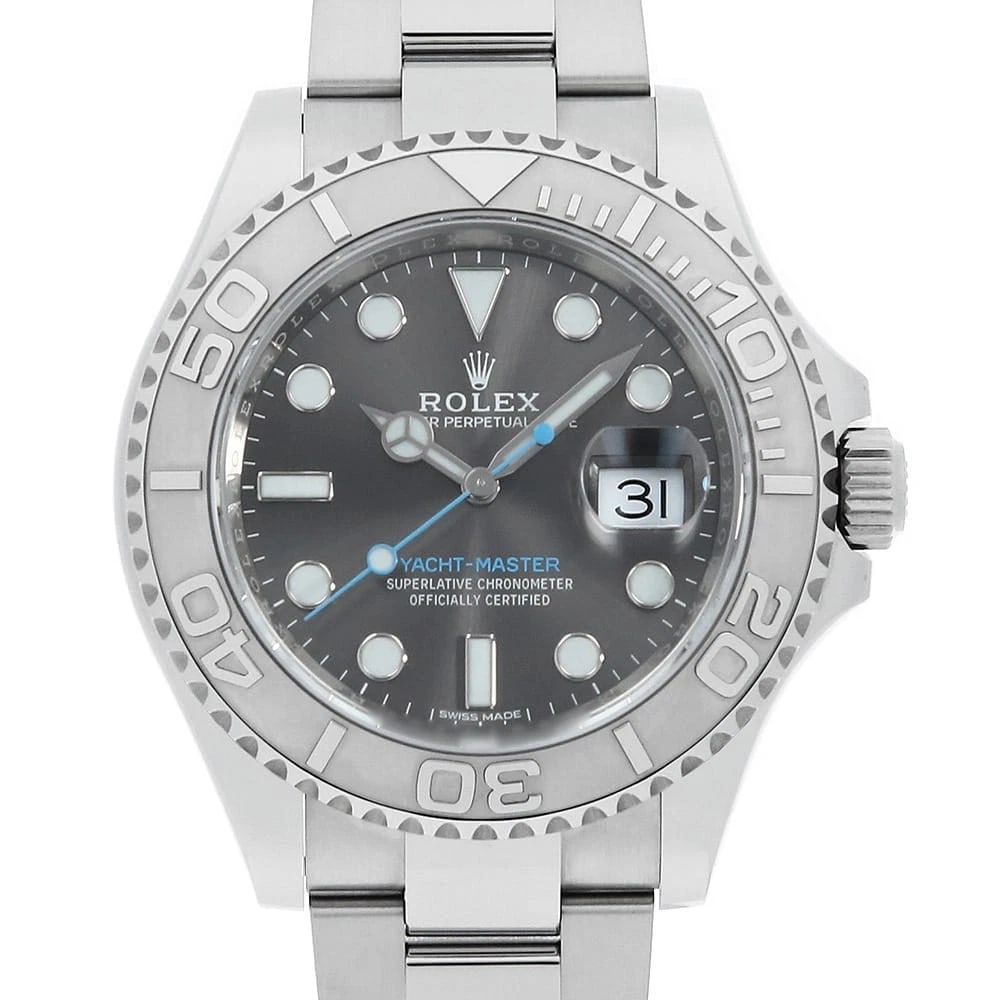 ROLEX YACHT MASTER ROLESIUM SLATE WATCH (1 of 3)