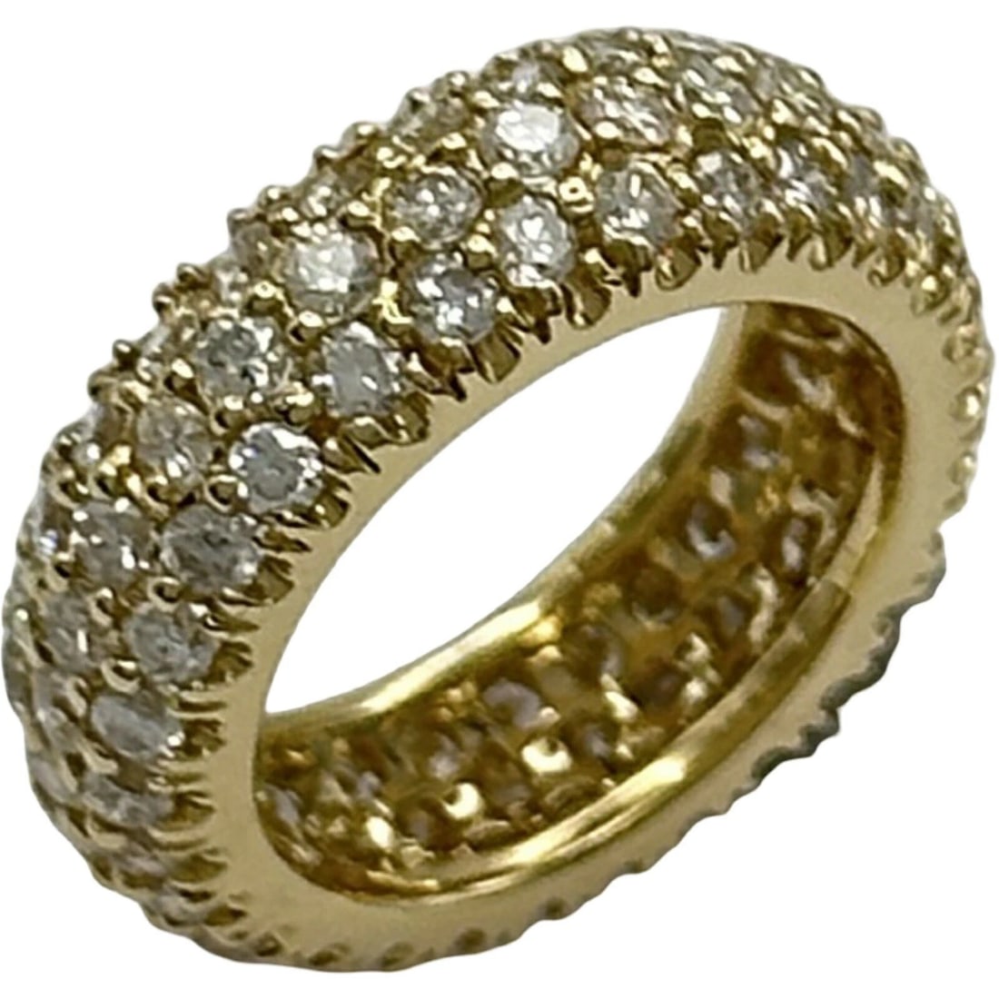 DIAMOND RING GOLD 18K DIAMOND JEWELRY: Diamond Ring Gold 18K Diamond Jewelry Brand: Unbranded Type/Style: Ring Material: K18 YG Color: YG Size: 2.5US Accessories: None Accessories Notice: When purchasing pre-owned goods, please