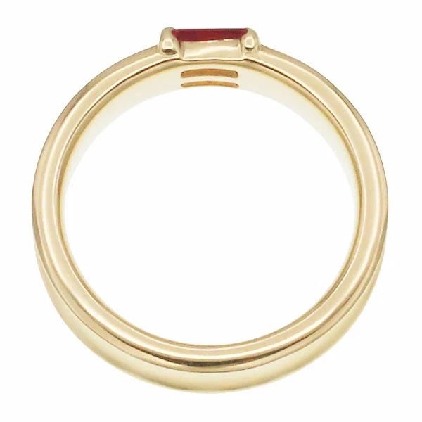 TIFFANY TIFFANY&CO. RUBY RING YELLOW GOLD: Tiffany TIFFANY&Co. Ruby Ring Yellow Gold Brand: Tiffany & Co. Type/Style: Ring Material: K18 Yellow Gold, Main Stone Ruby Color: Yellow Gold Size: 4.75 - 5 US Accessories: None Accessories Notice: