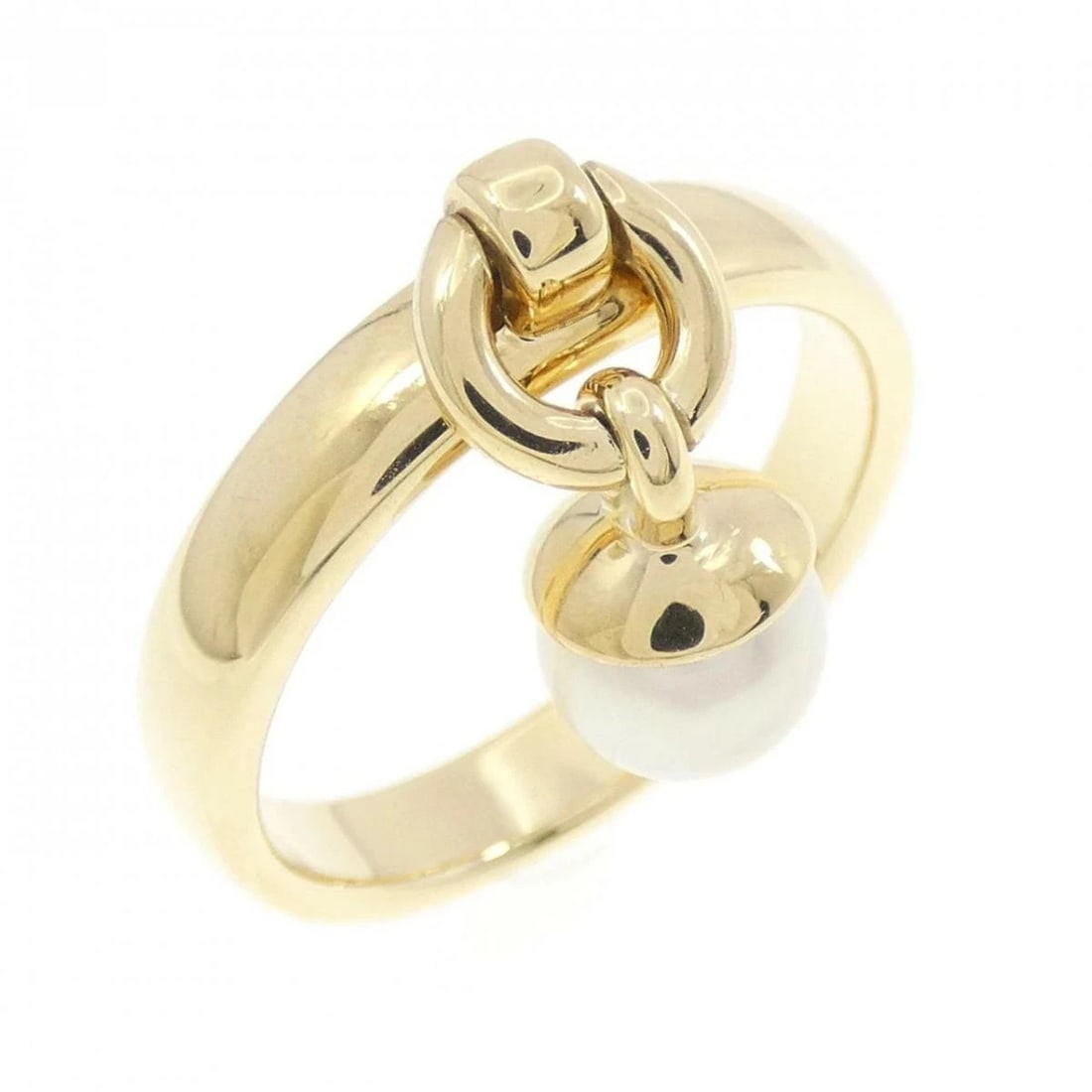 TIFFANY PEARL RING 750GOLD AKOYA PEARL: Tiffany Pearl Ring 750Gold Akoya Pearl Brand: Tiffany & Co. Type/Style: Ring Material: 750 Yellow Gold, Main Stone Akoya Pearl Color: Gold Size: 8 - 8.25US Accessories: None Accessories No