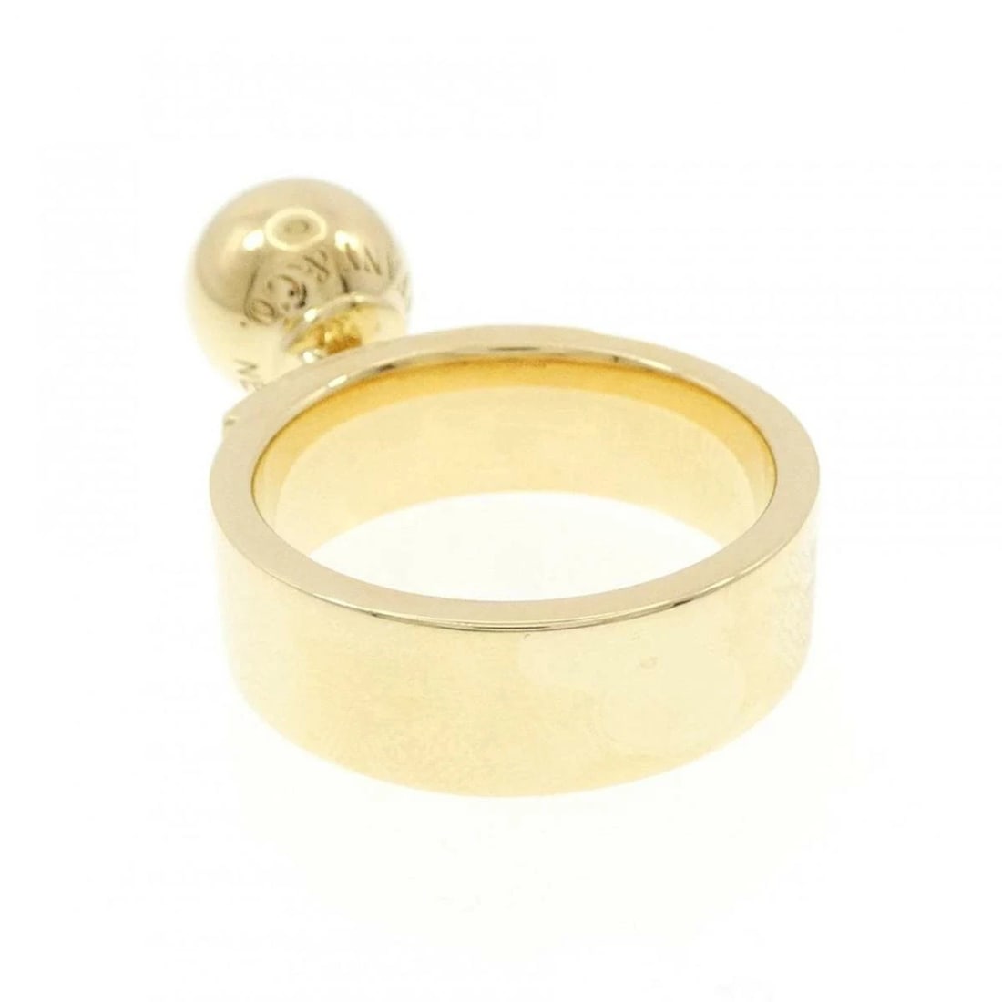TIFFANY GOLD BALL DANGLE RING - 3