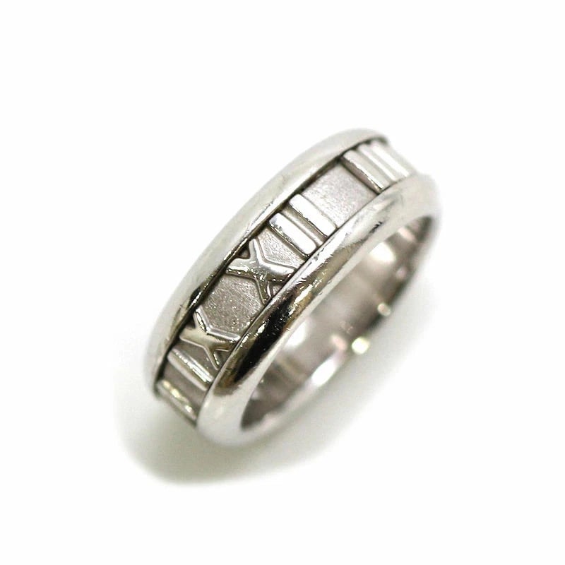 TIFFANY ATLAS RING K18WG WHITE GOLD: Tiffany Atlas Ring K18WG White Gold Brand: Tiffany & Co. Type/Style: Ring Material: K18 White Gold (K18WG) Color: White Gold Size: US 5 Accessories: None Accessories Notice: When purchasin