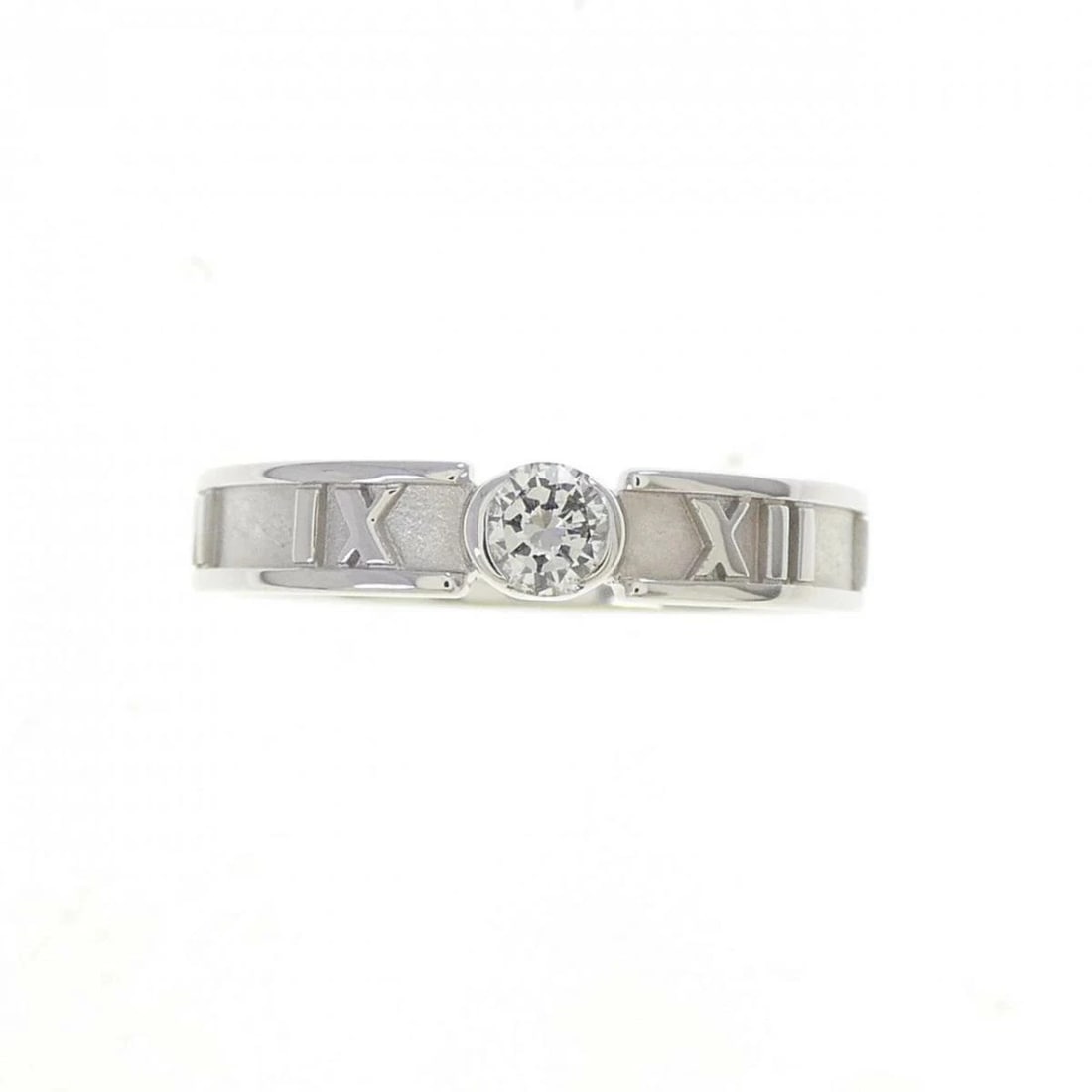 TIFFANY ATLAS RING18K WHITE GOLD: Tiffany Atlas Ring18K White Gold Brand: Tiffany & Co. Type/Style: Ring Material: 18K White Gold, Main Stone Natural Color: White Gold Size: US 5.5 Accessories: None Accessories Notice: Whe