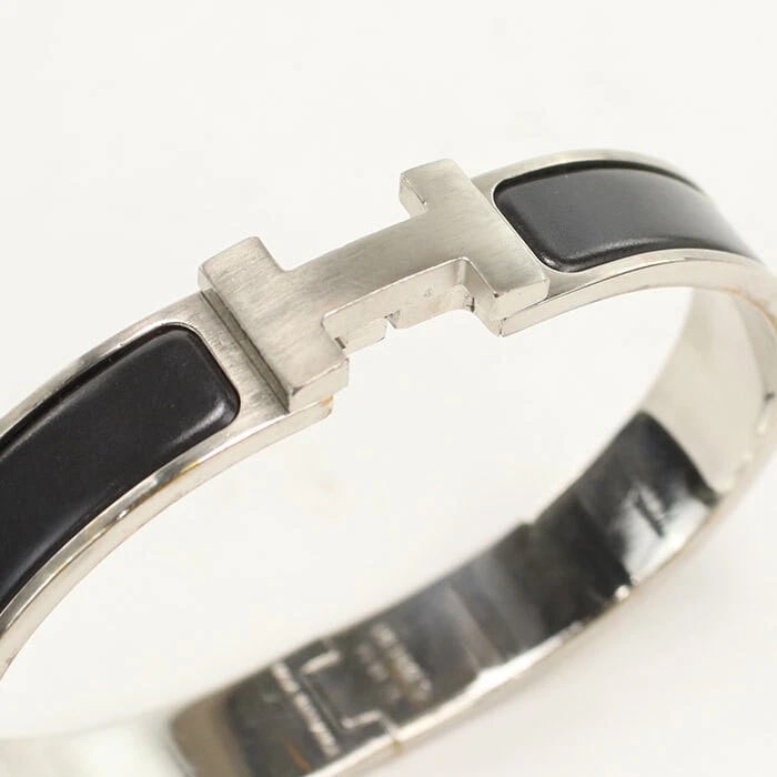 HERMES SILVER BANGLE - 2