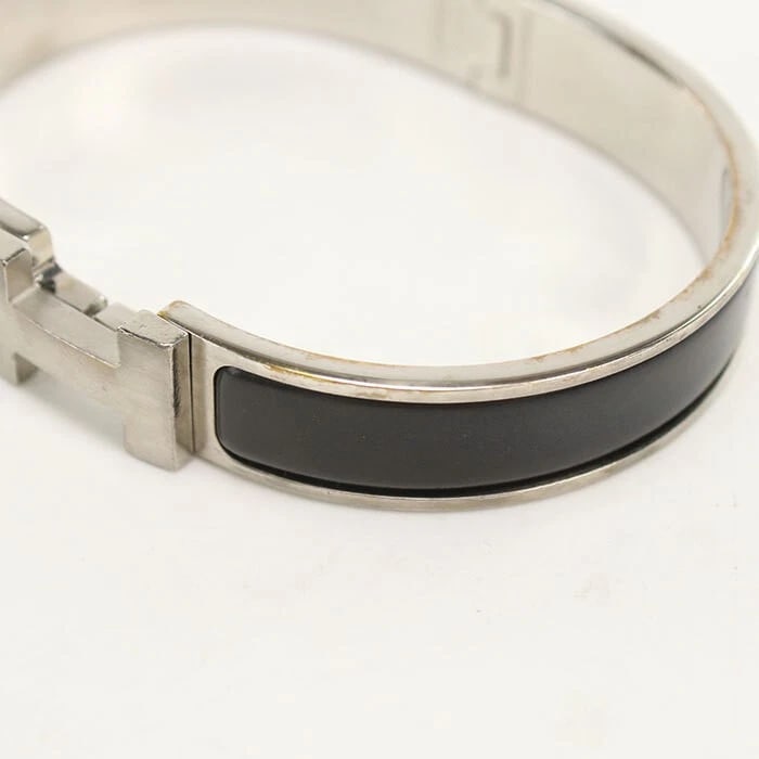 HERMES SILVER BANGLE - 3