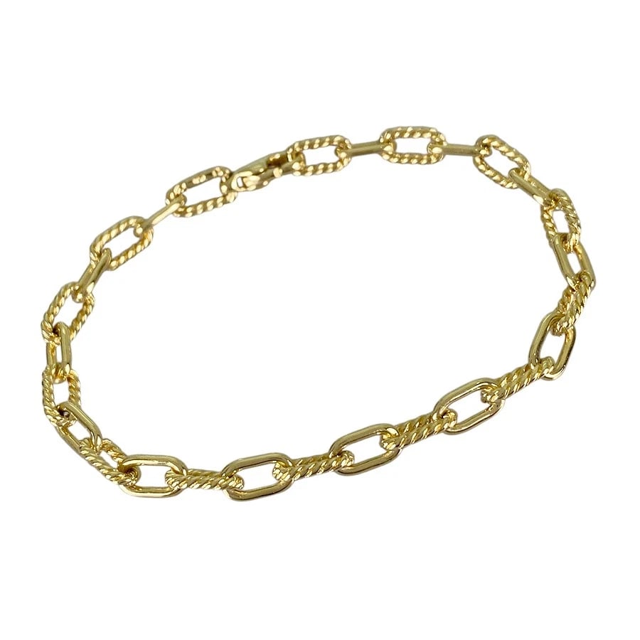 TIFFANY&CO. YELLOW GOLD BRACELET (1 of 9)