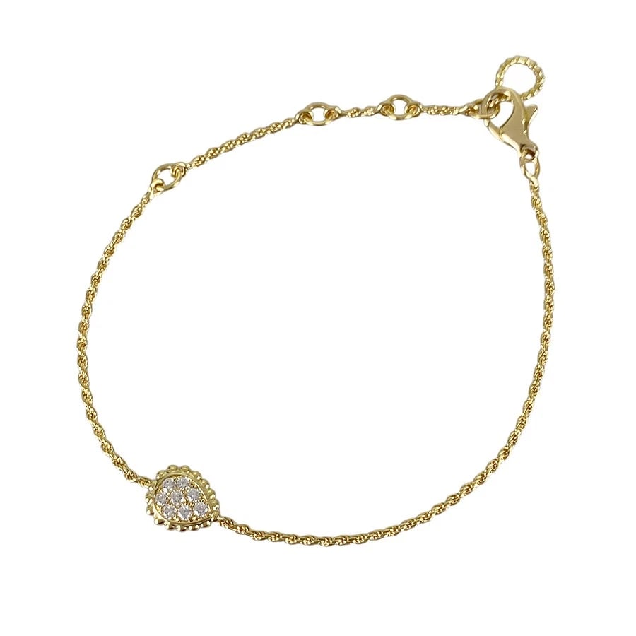 BOUCHERON SERPENT BOHEME YELLOW GOLD DIAMOND BRACELET: Boucheron Serpent Boheme Yellow gold Diamond Bracelet Brand: Boucheron Type/Style: Bracelet Material: 18K Yellow Gold, Main Stone Natural Color: Gold Size: Top size:7.5mm?9.0mm Wrist Size:17.5cm A