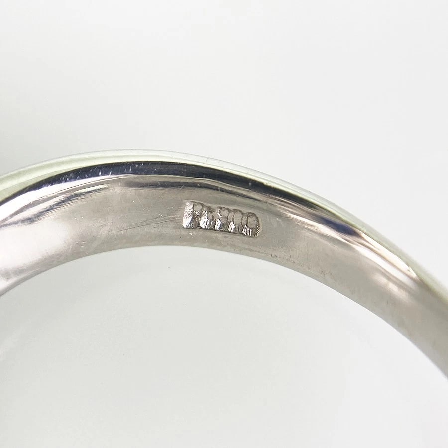 RING PLATINUM SAPPHIRE DIAMOND - 5