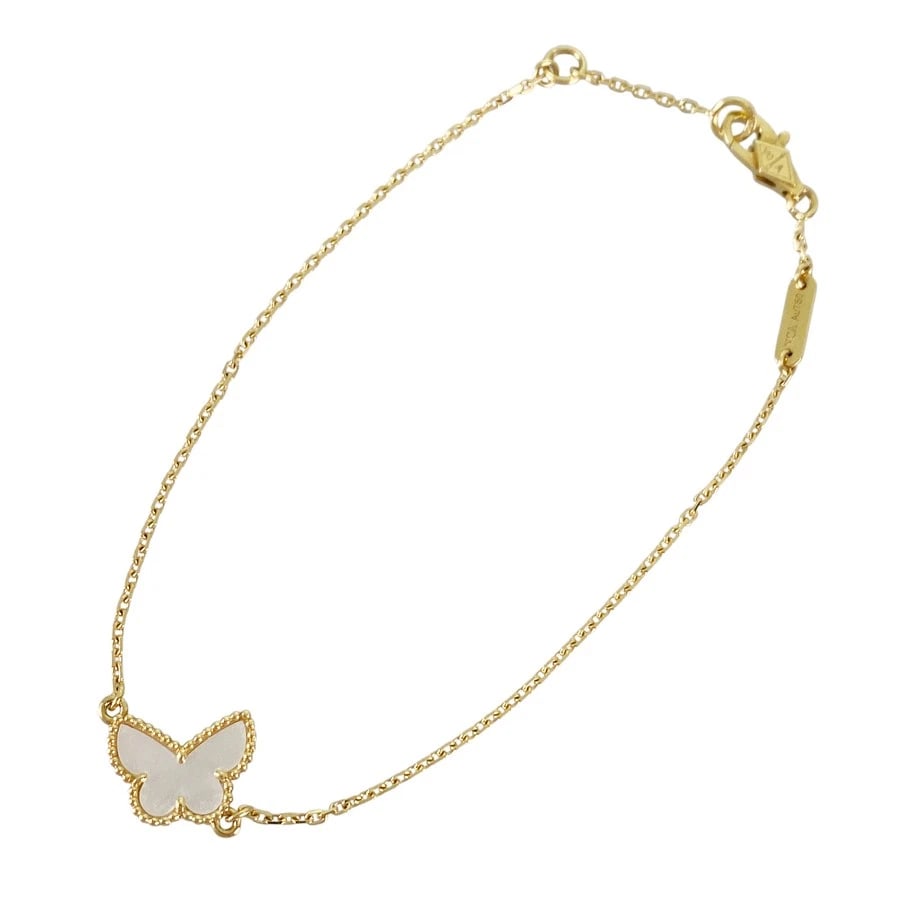 VAN CLEEF & ARPELS SWEET ALHAMBRA BUTTERFLY YELLOW GOLD BRA...: Van Cleef & Arpels Sweet Alhambra Butterfly Yellow gold Bra... Brand: Van Cleef & Arpels Type/Style: Bracelet Material: 18K Yellow Gold Color: Gold Size: Motif size:10.9mm?10.9mm Wrist Size:17cm A