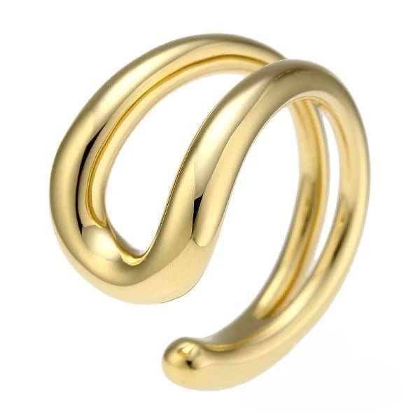 GEORG JENSEN MERCY SINGLE EAR CUFF YELLOW GOLD 18K: Georg Jensen Mercy Single Ear Cuff Yellow Gold 18K Brand: Georg Jensen Type/Style: Ear Cuff Material: 18k Yellow Gold Color: Yellow Gold Size: W approx. 0.8 cm x H approx. 1.35 cm / 0.31 x 0.53