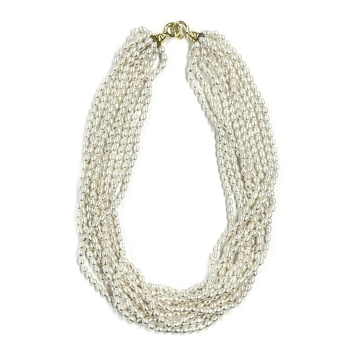 TIFFANY & CO PALOMA PICASSO PEARL 18K YELLOW GOLD NECKLACE: Tiffany & Co Paloma Picasso Pearl 18k Yellow Gold Necklace Brand: Tiffany & Co. Type/Style: Necklace Material: 18k Yellow Gold Color: White Size: Chain Length: approx. 44.0 cm (17.3 in) Pearl (approx.