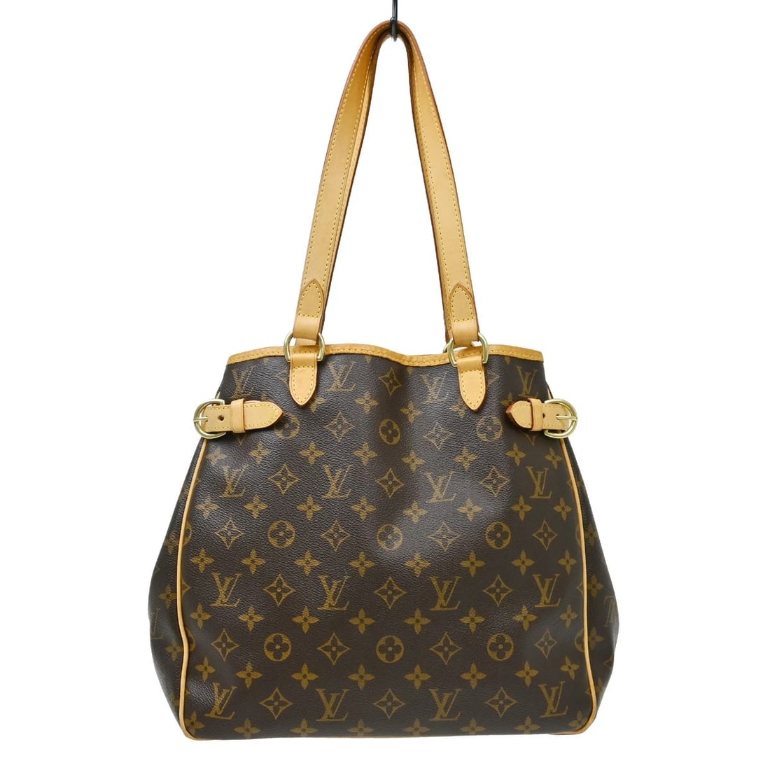 LOUIS VUITTON BATIGNOLLES VERTICAL HAND TOTE BAG: LOUIS VUITTON BATIGNOLLES VERTICAL HAND TOTE BAG Brand: Louis Vuitton Type/Style: Tote Material: Monogram Canvas, Leather Color: Brown Size: W 12.2 x H 11.8 x D 5.1 " Accessories: None Acc