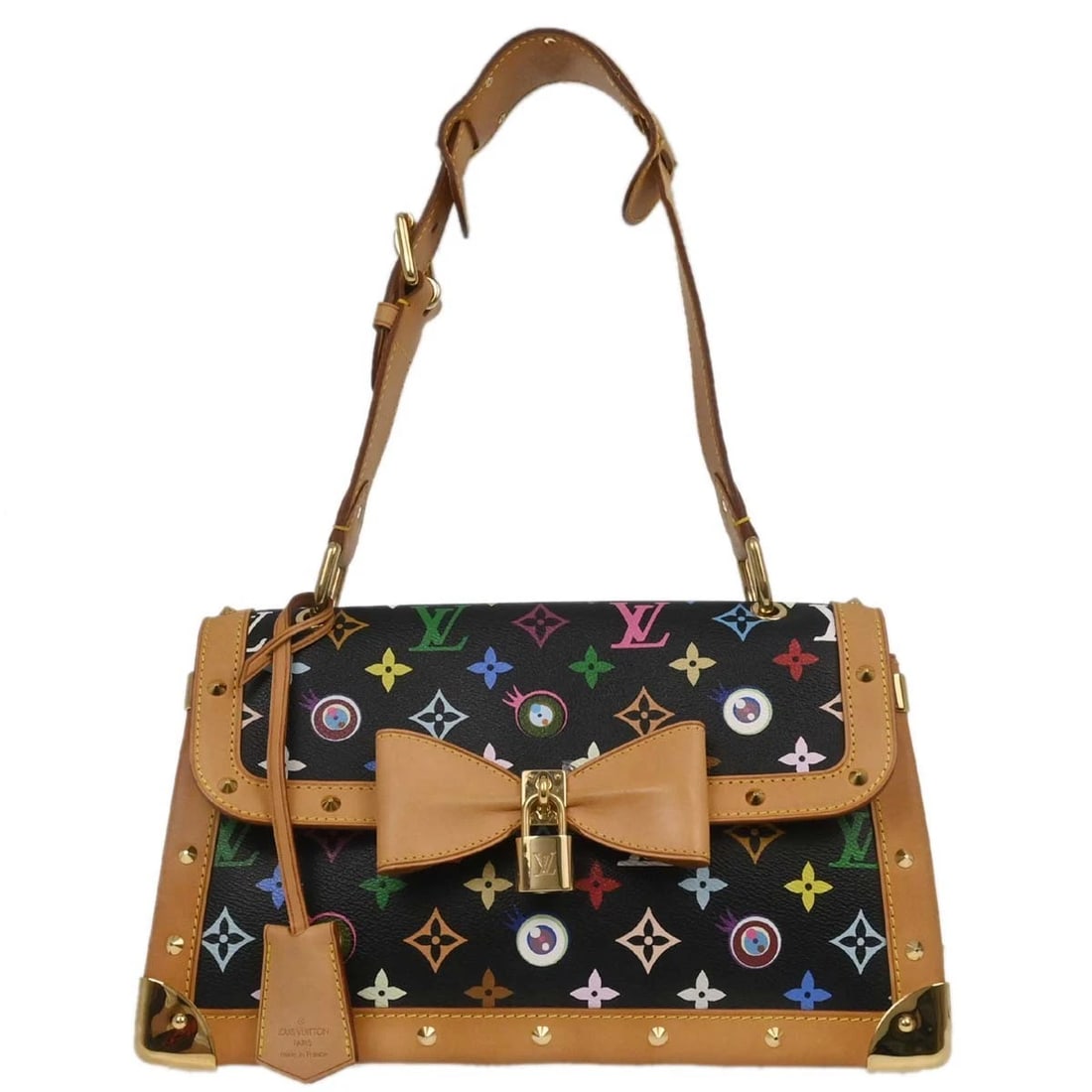 LOUIS VUITTON BLACK EYE LOVE MONOGRAM HANDBAG (1 of 9)