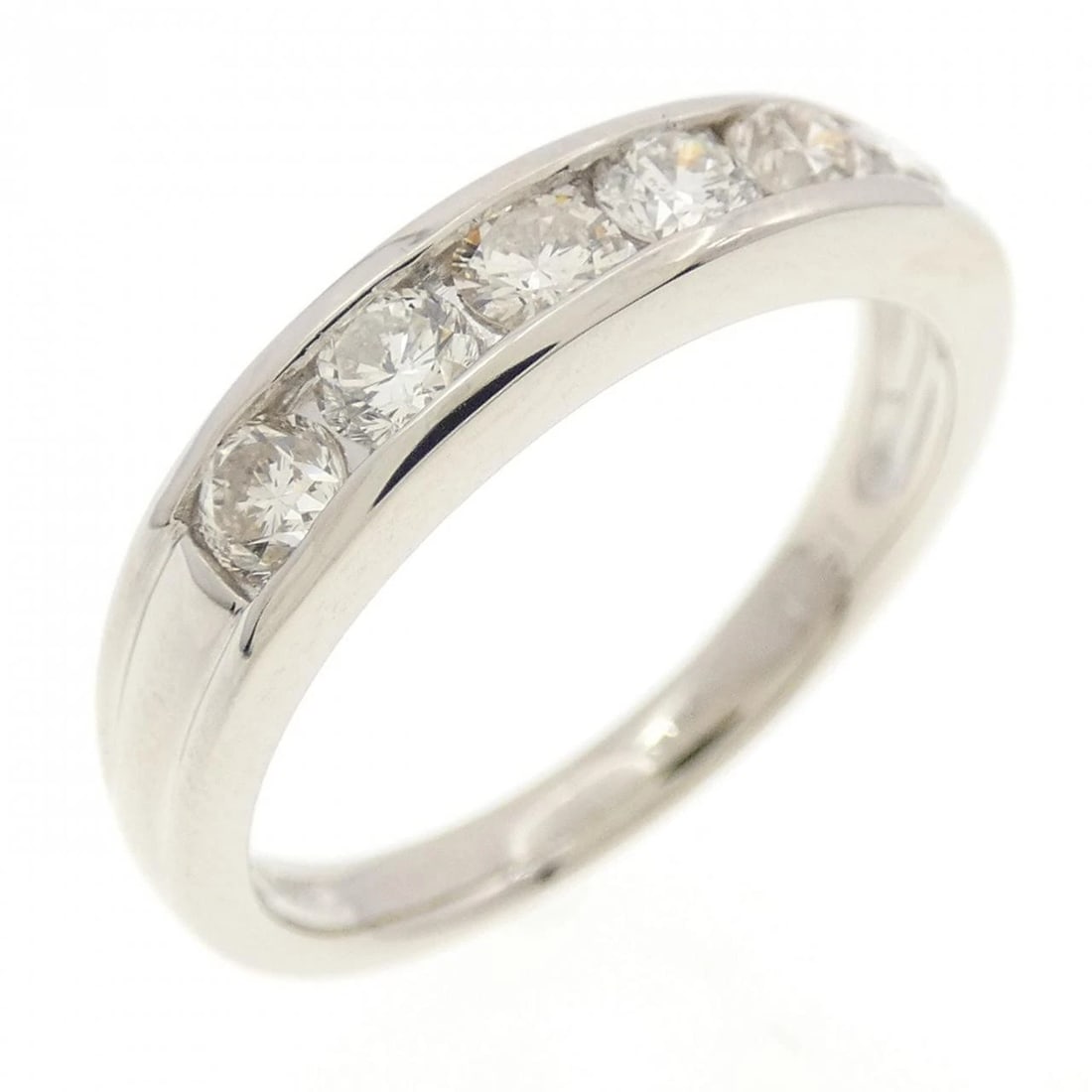 PT900 DIAMOND RING: PT900 Diamond Ring Brand: Unbranded Type/Style: Diamond Ring Material: PT900, Main Stone/Creation Natural Color: silver Size: US 5 3/4 Accessories: None Accessories Notice: When purchasing pre-owned