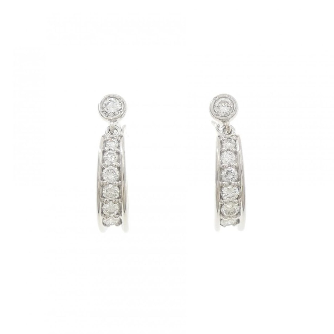 PT DIAMOND PIERCE: PT Diamond Pierce Brand: Unbranded Type/Style: Diamond Pierce/Earring Material: PT, Main Stone/Creation Natural Color: Silver Size: Actual Size Approximate dimensions (height x width): 16.8mm x 4.0mm