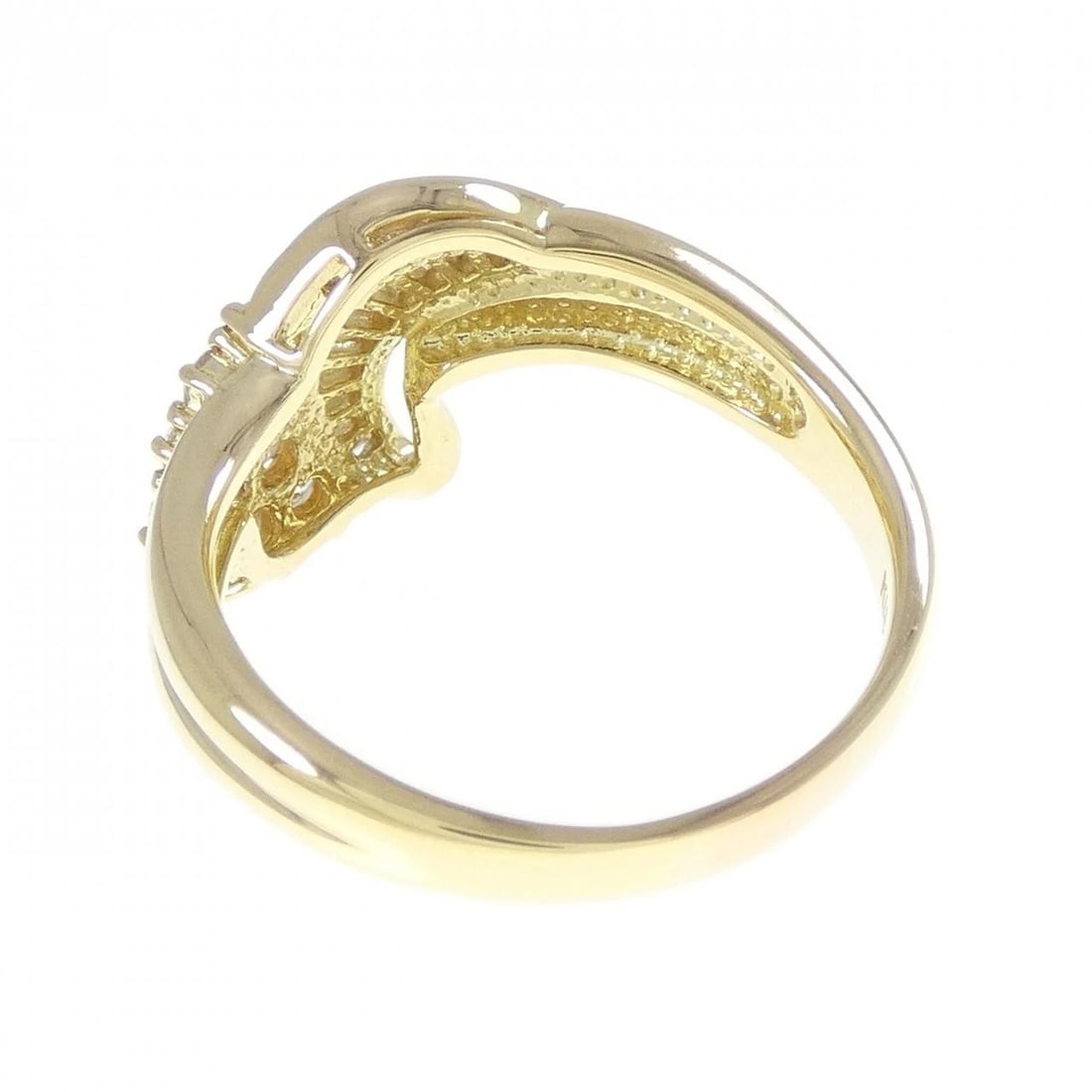 K18YG DIAMOND RING - 3