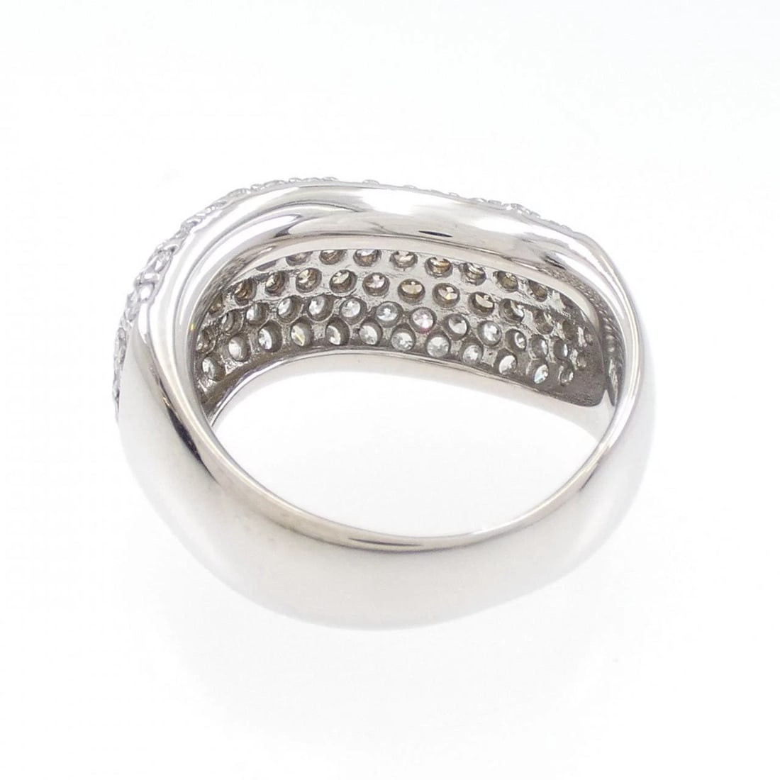 K18WG DIAMOND RING - 2
