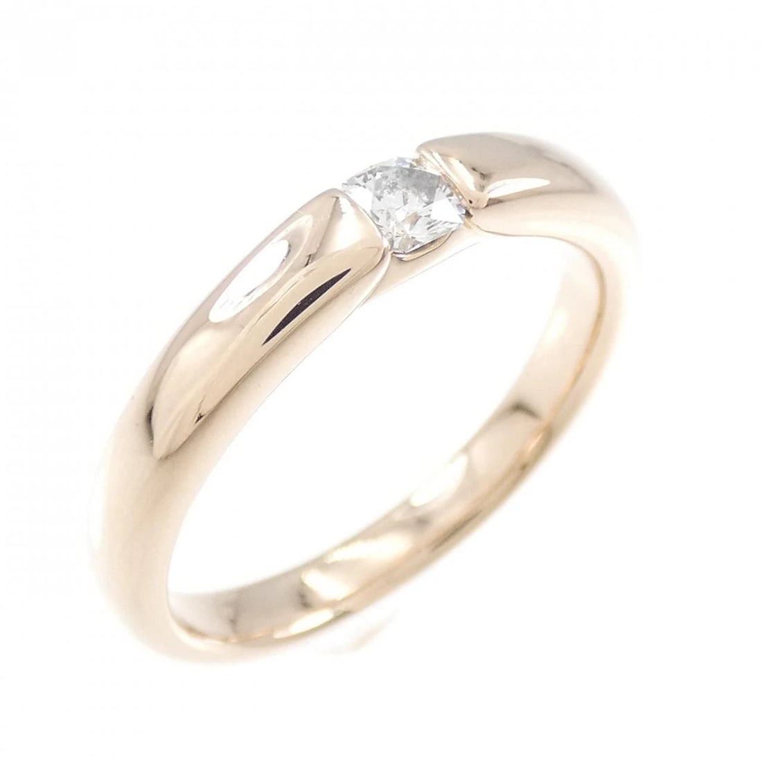 K18PG SOLITAIRE DIAMOND RING: K18PG solitaire diamond ring Brand: Unbranded Type/Style: Diamond Ring Material: 18k Pink Gold, Color: Pink Gold Size: US 6 1/4 Accessories: None Accessories Notice: When purchasing pre-owned goods,