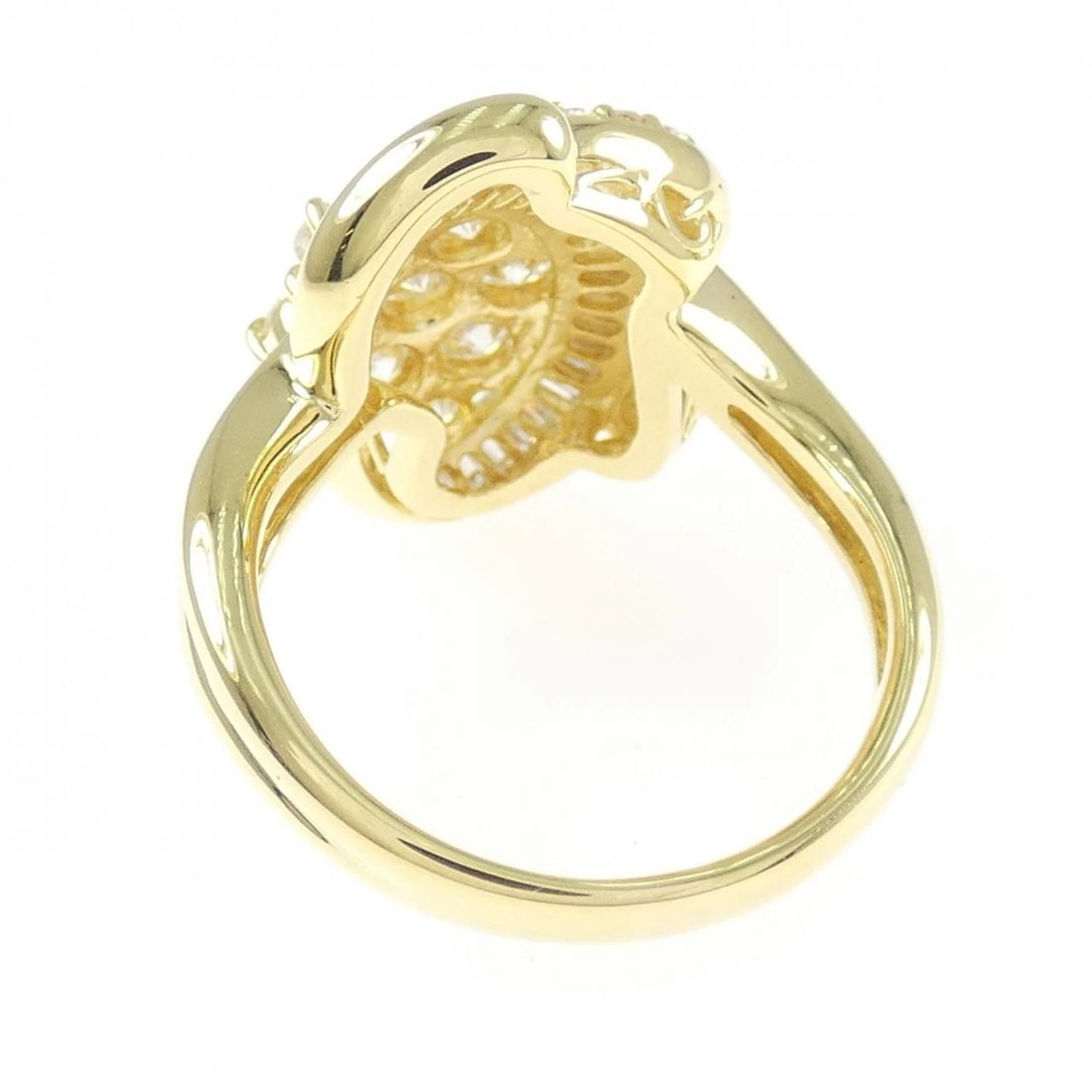 K18YG DIAMOND RING - 3