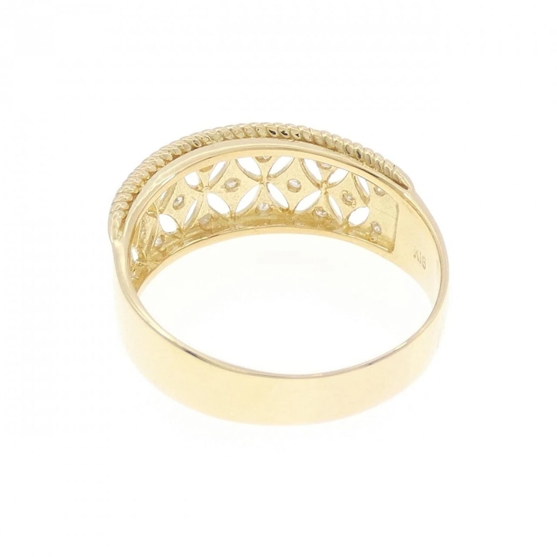 K18YG DIAMOND RING - 3