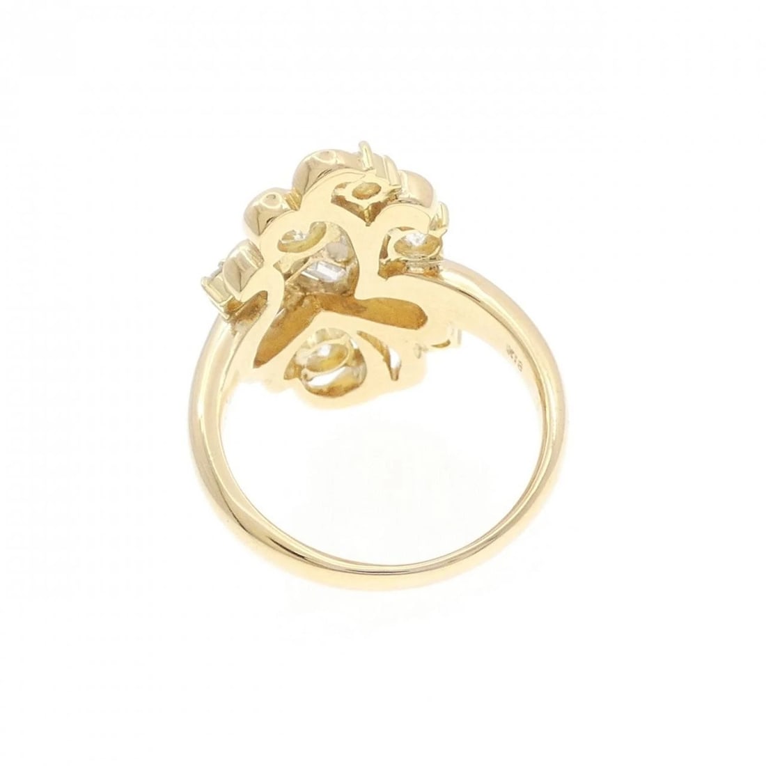K18YG DIAMOND RING - 3