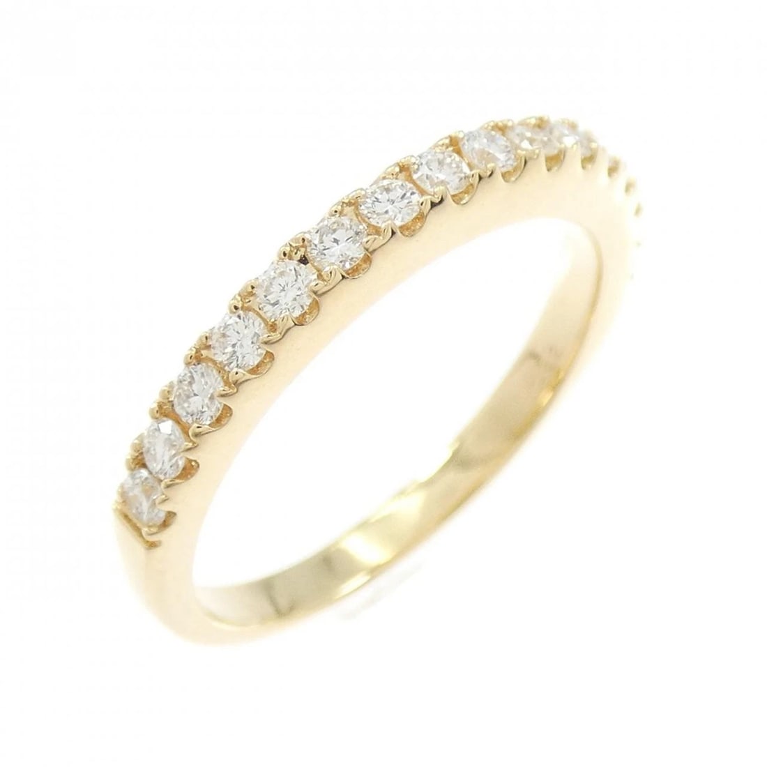 K18YG DIAMOND RING: K18YG Diamond Ring Brand: Unbranded Type/Style: Diamond Ring Material: K18 yellow gold, Color: Yellow Gold Size: US 5 3/4 Accessories: None Accessories Notice: When purchasing pre-owned go