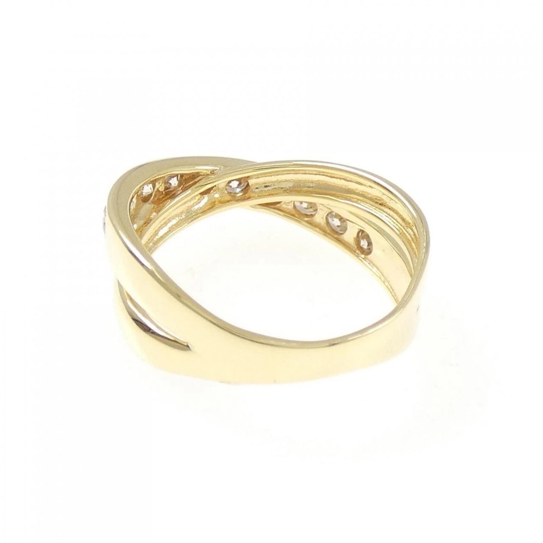 K18YG DIAMOND RING - 3