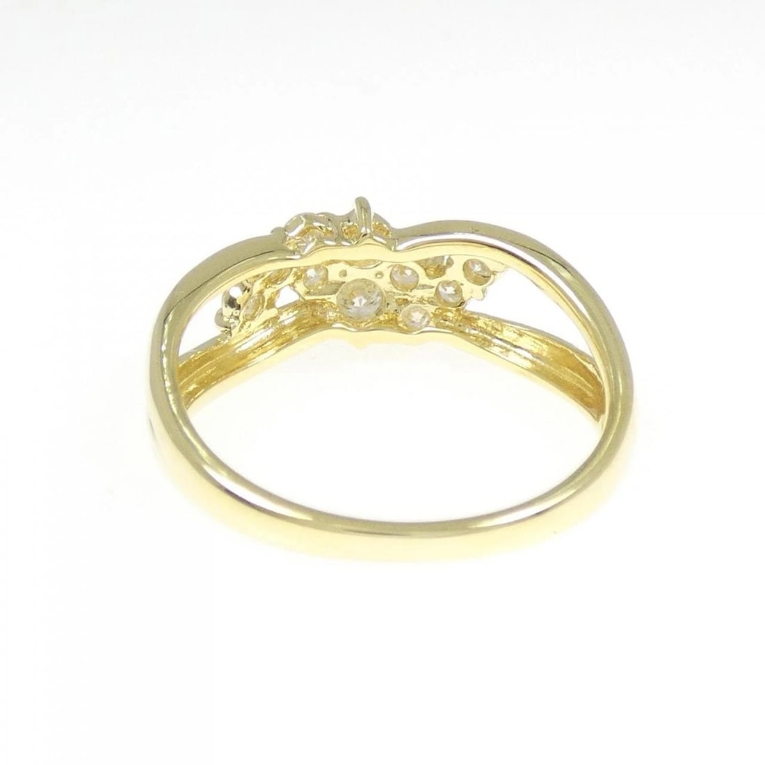 K18YG DIAMOND RING - 3