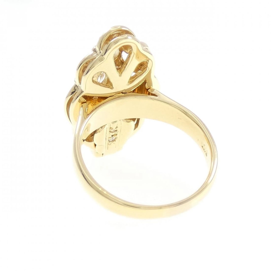 K18YG DIAMOND RING - 3